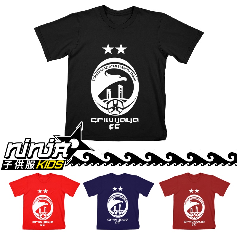 Kaos Anak Laki Laki Sriwijaya FC Umur 3 - 12 Tahun Ninja Kids
