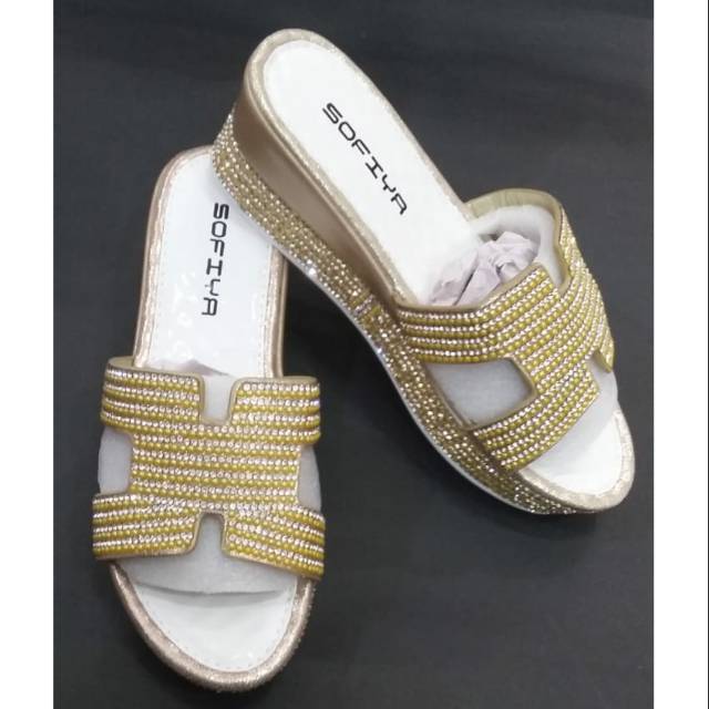 Wedges sofiya 072-2 gold