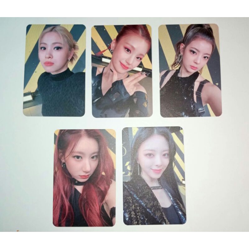 PHOTOCARD BENEFIT SOUNDWAVE ITZY GUESS WHO RYUJIN YEJI LIA CHAERYEONH YUNA