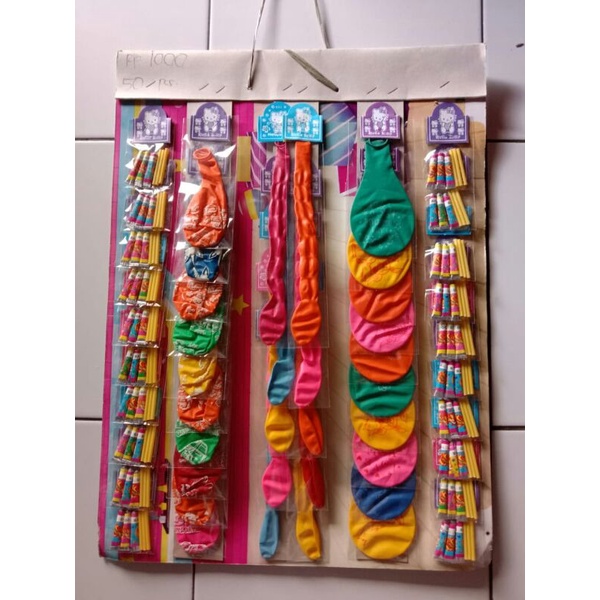 Mainan Warung Renceng Siap Jual 1000"an isi 50 biji