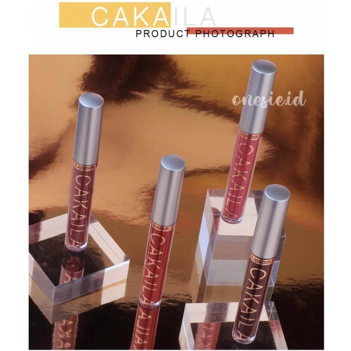 CAKAILA Lipstik Matte Lipstick Liquid Waterproof Long Lasting 18 Warna Cmaadu XX019