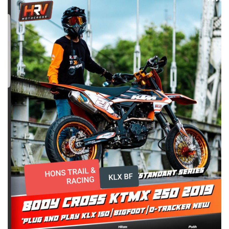Body cross KTMX 250 PNP klx150 BF HRV