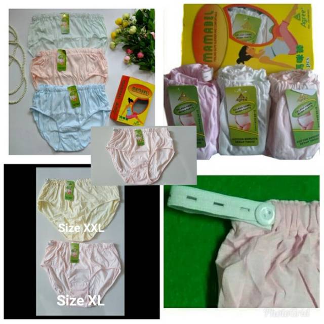 Celana Dalam Hamil MAMABEL AGREE HARGA 3 PCS