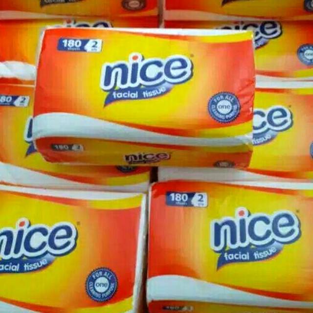 Tisu NICE 180 sheet 2ply / Facial Tissue / Tissu Wajah