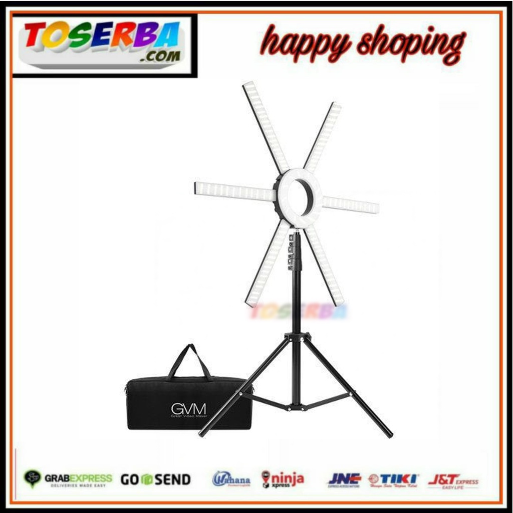 GVM 600S GVM-600S Bi-Color Dimmable LED Ring Light Ringlight Ringlite