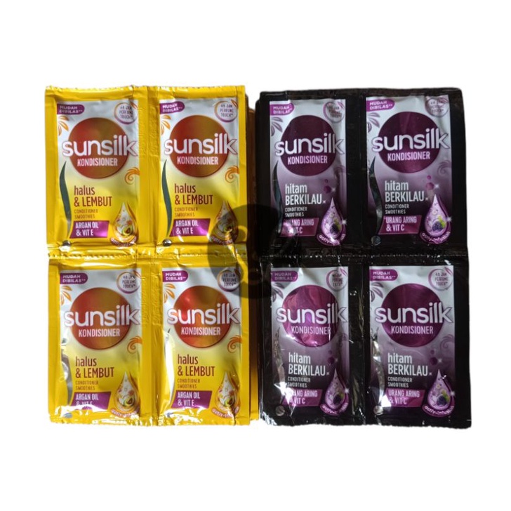 Sunsilk Kondisioner Sachet 5ml Renteng Isi 12pc Sachet