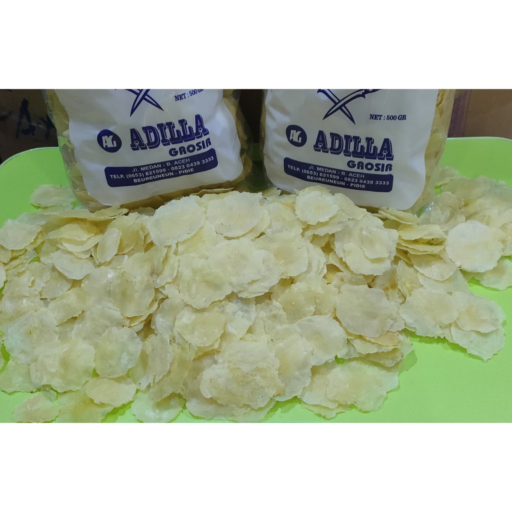 

Ay00! Emping Melinjo Aceh Super Grade A isi 500g (adilla)