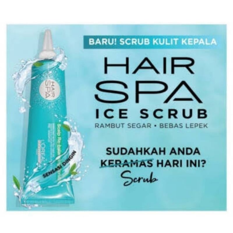 LOREAL Scalp Re-Balancing Scrub | L'Oreal Hair Spa Ice Scrub 150 mL