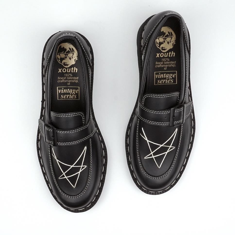 Tidak Diragukan.. star vintage cement - loafer pria xouth