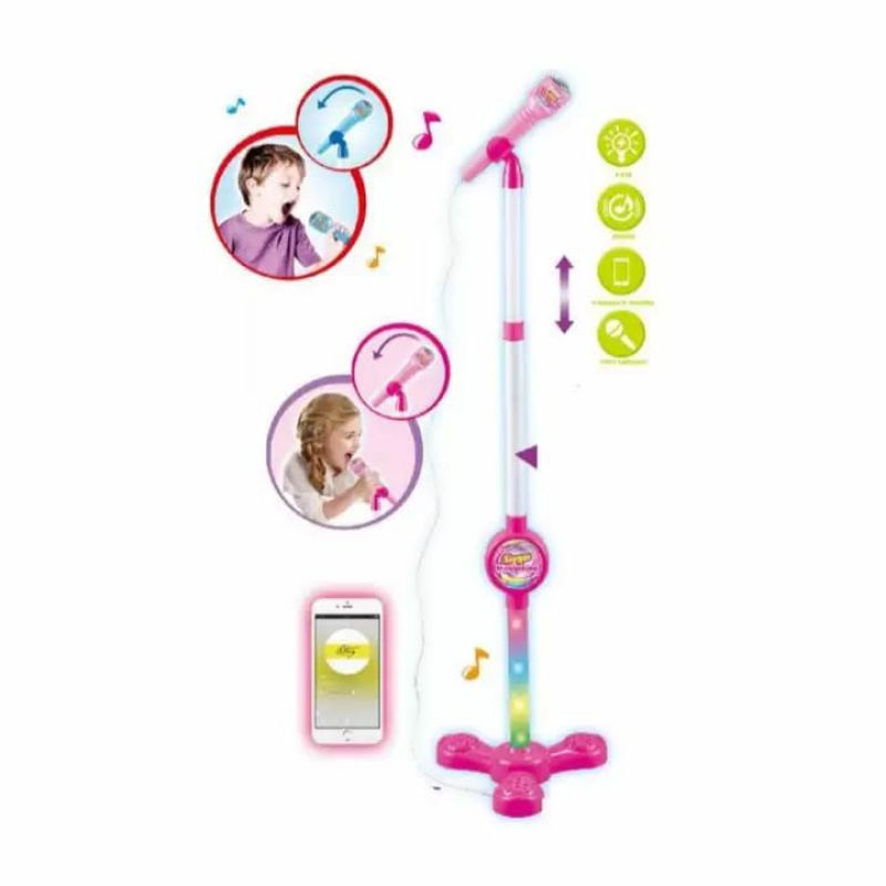 Mainan Anak MICROPHONE SINGLE MIC KADO MAINAN ANAK MIC karaoke NYANYI-3