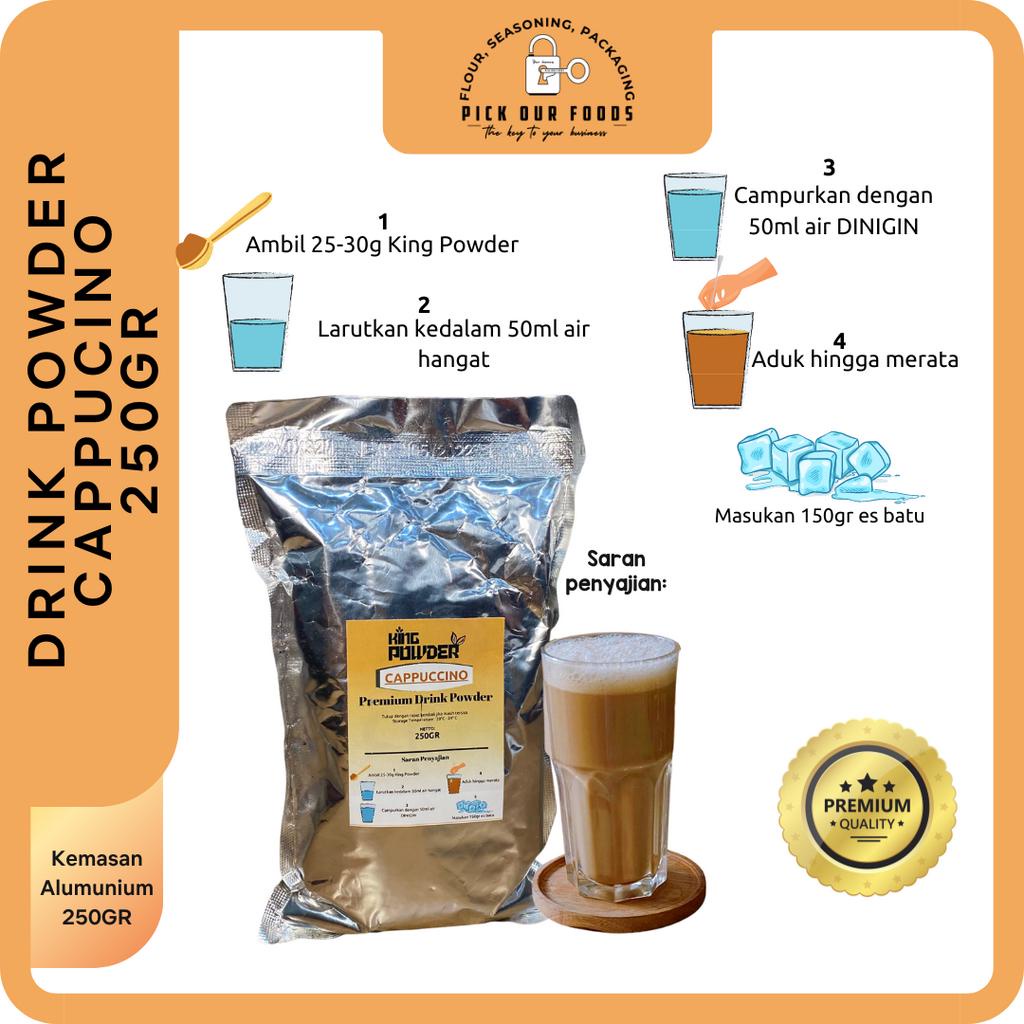 

Premium Powder Drink / Bubuk Minuman Vanilla / Redvelvet / Cookie n krim / Dark Choco / Thai tea / Cappucino / Matcha / Taro 250gram Termurah