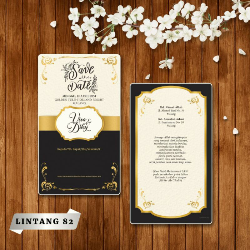 Cetak Undangan Pernikahan Lintang 82