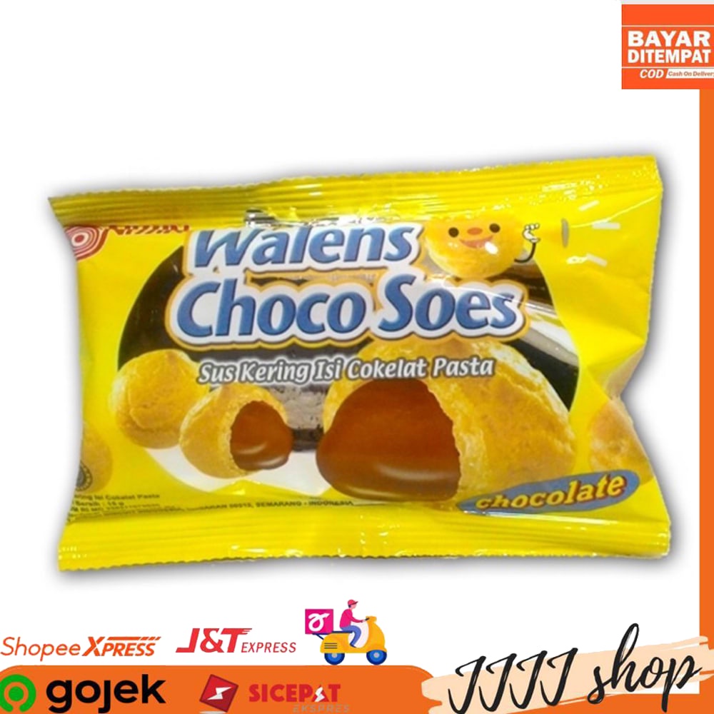 

biskuit Walens cookies snack coklat Soes Dan Blueberry Renceng Isi 10 pcs