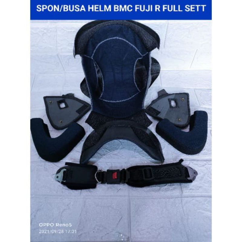 BUSA HELM SPON HELM BMC FUJI R FULL SETT PLUS BANTALAN INNER