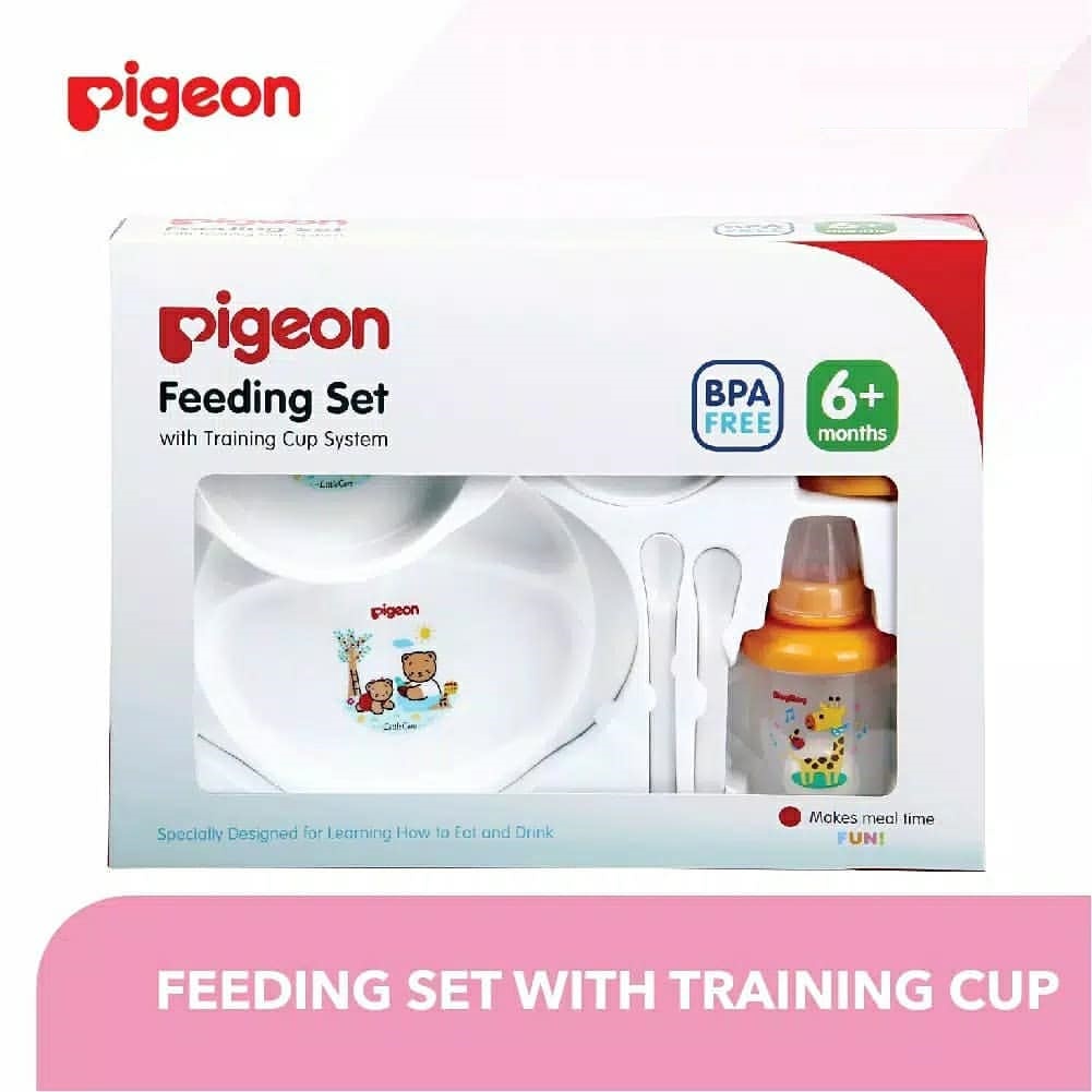 PIGEON FEEDING SET TRAINING CUP