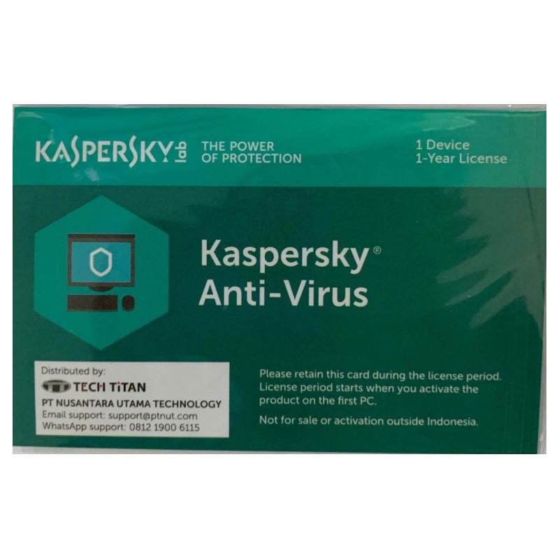 Kaspersky Antivirus 2019 - 1 User