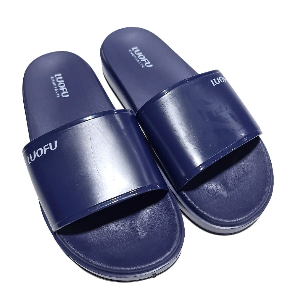 jelly sandal slop cewek karet luofu sendal slide selop perempuan kokop import E7200A01SL