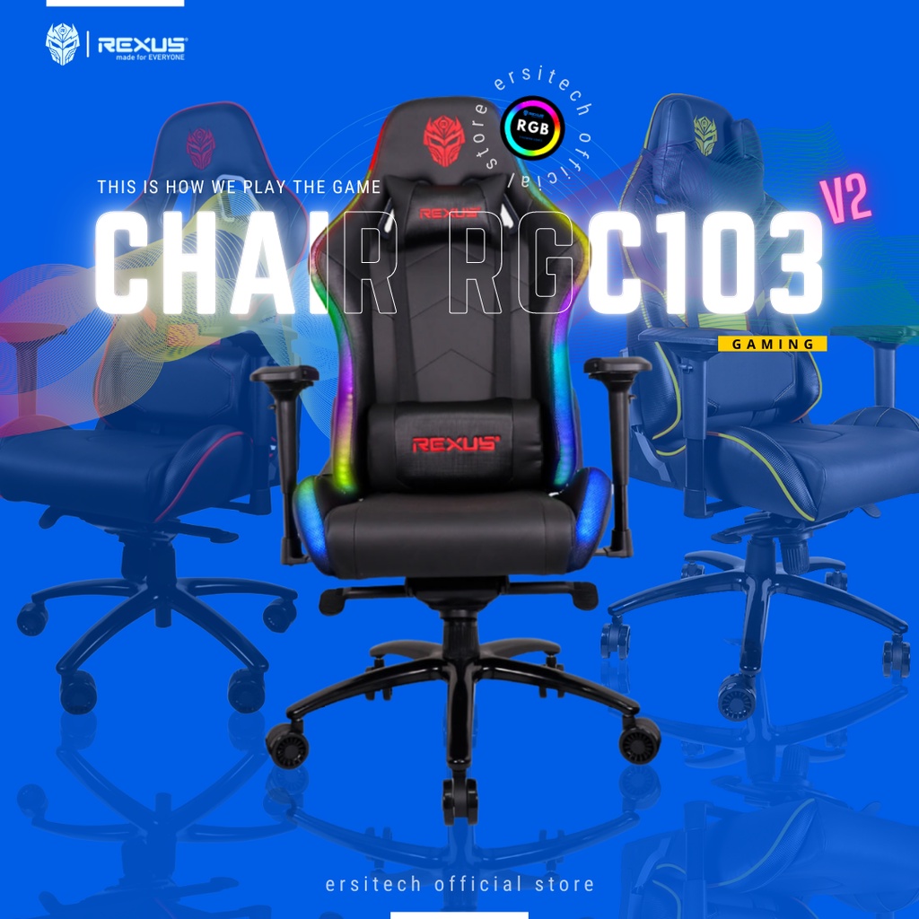 Kursi Gaming Rexus RGC 103 - Rexus Gaming Chair Gaming Chair