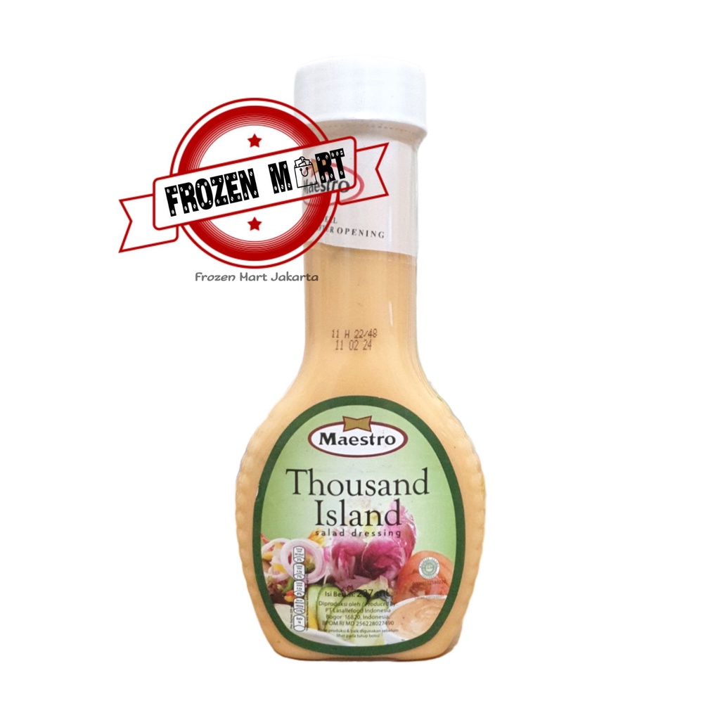 MAESTRO Salad Dressing Thousand Island / Saus Bumbu Salad 237 Ml