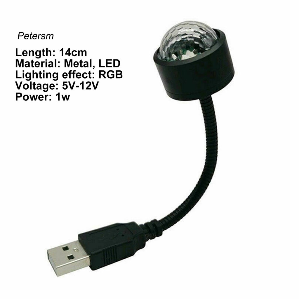 Lampu LED PP USB Interface Motif Langit Berbintang Untuk Interior Mobil