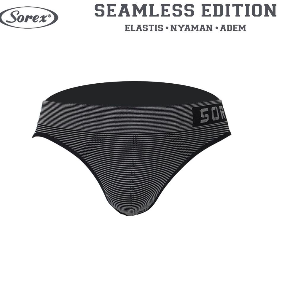 Paling Disukai.. ( 1 Kotak isi 2 Pcs ) Sorex Sport Cd Seamless Edition Men Anti Nyeplak CD Lk M 3805