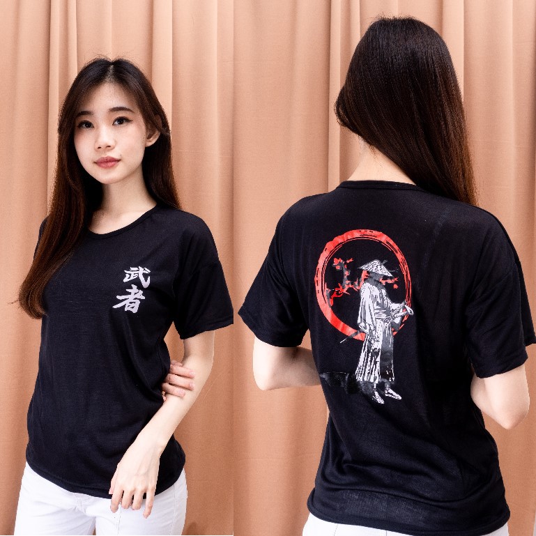 ZASKIYA - Kaos Oversize Samurai / Oversize Tumblr Unisex T-shirt Bigsize