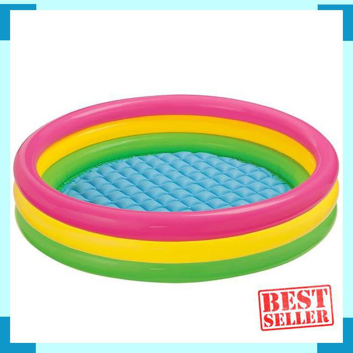 baju bayi Perlengkapan Mandi Bayi Kolam Anak Pelangi Sunset Glow Baby Pool 3 Ri fast respon