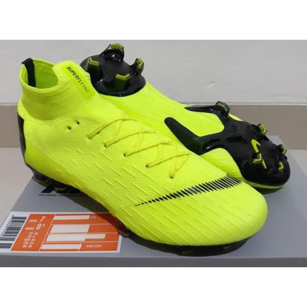 SOCCER SHOES ORIGINAL GRADE SEPATU BOLA - SOCCER NIKE MERCURIAL SUPERFLY VI 360 ELITE VOLT - FG