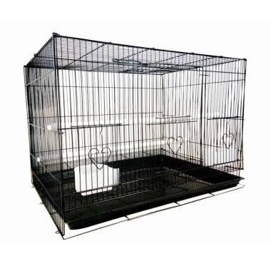 SANGKAR KURUNG / KANDANG BESI SIZE L (60X45X42) Untuk Kucing / Kelinci / Glider / Burung / Puppies