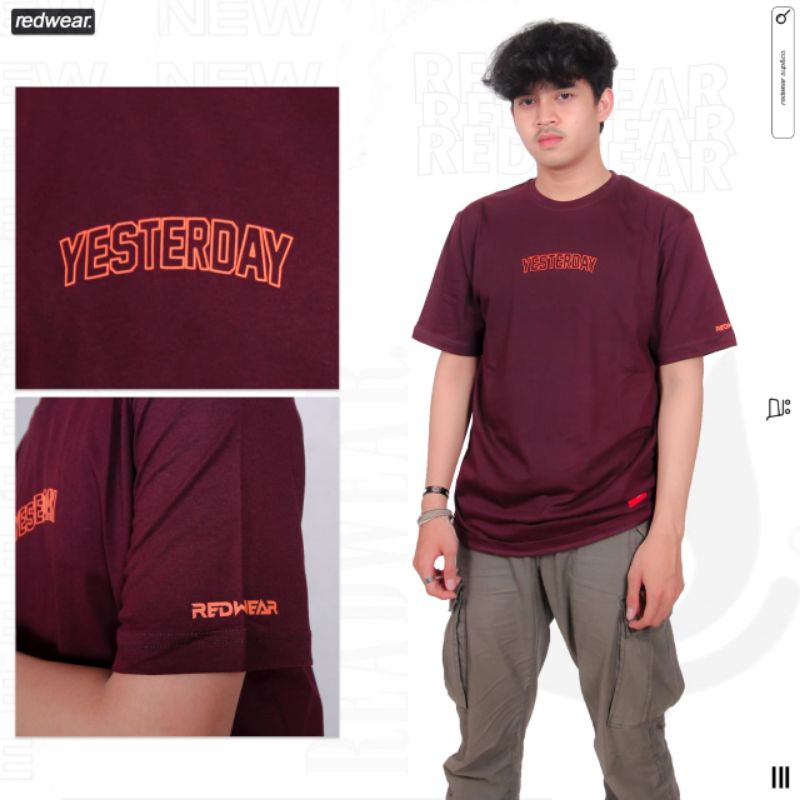 KAOS REDWEAR - YESTERDAY