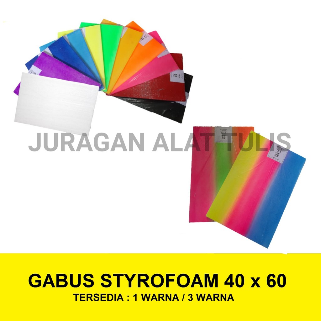 

GABUS STYROFOAM LEMBARAN UKURAN 60x40 cm