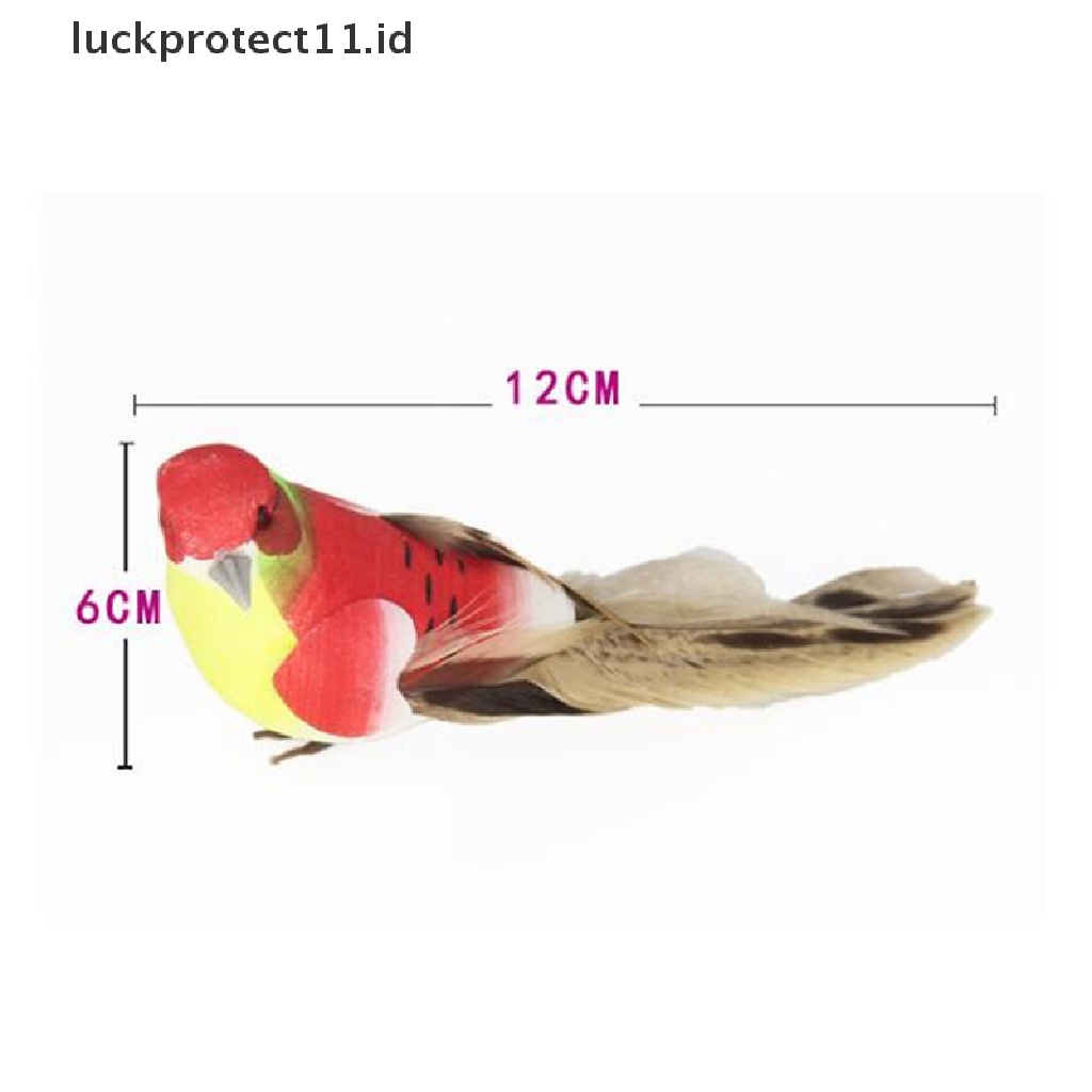 // Hg &amp; ID// 1Pc Sarang Burung Bulu artificial Hias mini Walet Hiasan Taman Rumah.