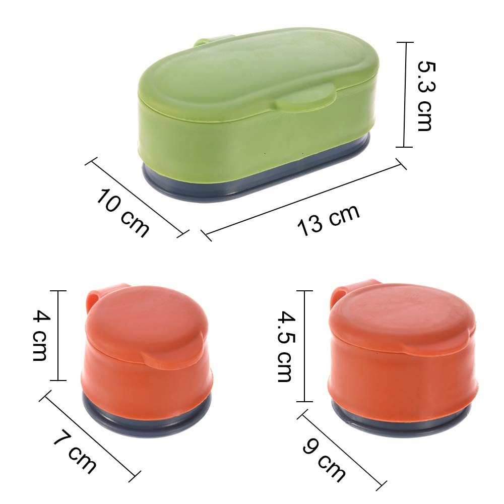 VOM Penutup Plastik Makanan Serbaguna Magic Cap Sealing Buckle 3in1 0605