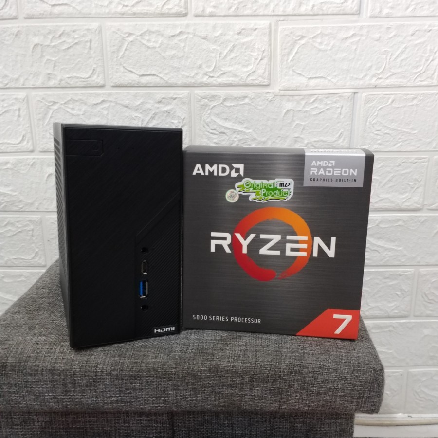 CPU | Komputer | PC Rakitan | PC Deskop | Mini PC Spek Design | Asrock X300 - RYZEN 7 5700G - 512GB 