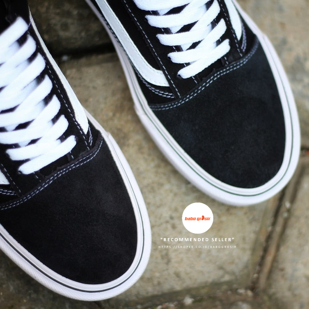 PROMO Sepatu Vans Oldskool Classic Black White Bahan Suede Mercy, Kanvas, Waffle DT, Tag Made in Vietnam| Sneakers Pria dan Wanita Premium Import Quality