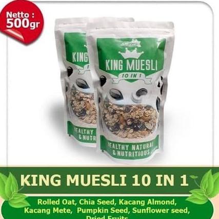 

Big Sale Sanfood King Muesli 10 in 1 Muesli Natural kemasan 500gr Big Sale