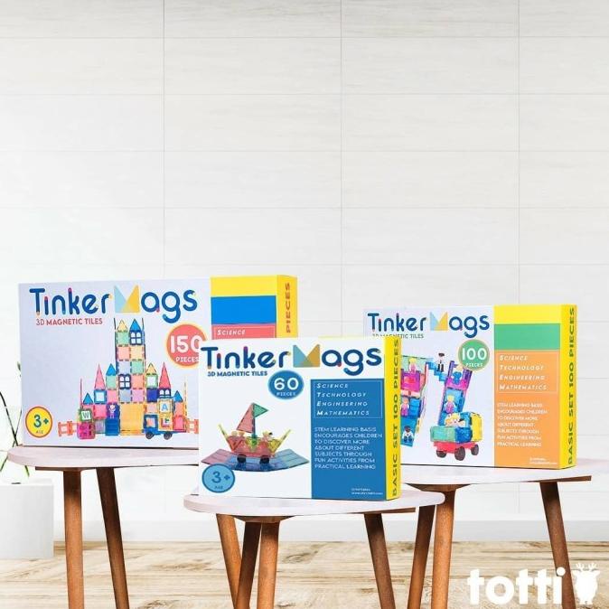 Lego Magnet Tiles Tinkermags/Magnetic Tiles/Puzzle dan Lego Bermagnet