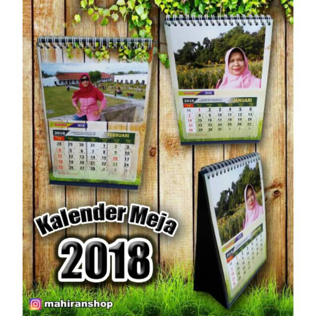 Kalender Meja Foto, Cartoon | Kalender Duduk | Kalender 2018 | Kalender Cartoon | Kalender Custom