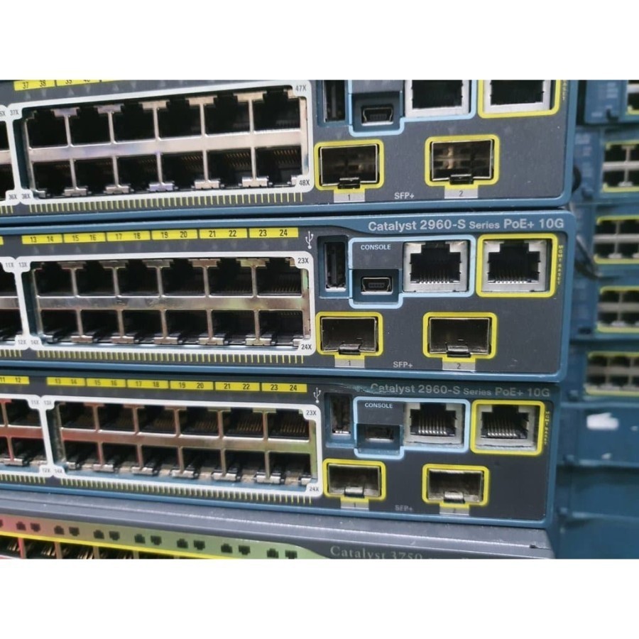Cisco catalyst 2960-S series PoE+ 10G 48port Gigabit