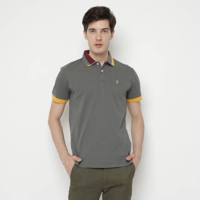 

AXTON Kaos Polo Shirt Pria Katun #XPM009-DARK GREY & #XPM009-WHITE