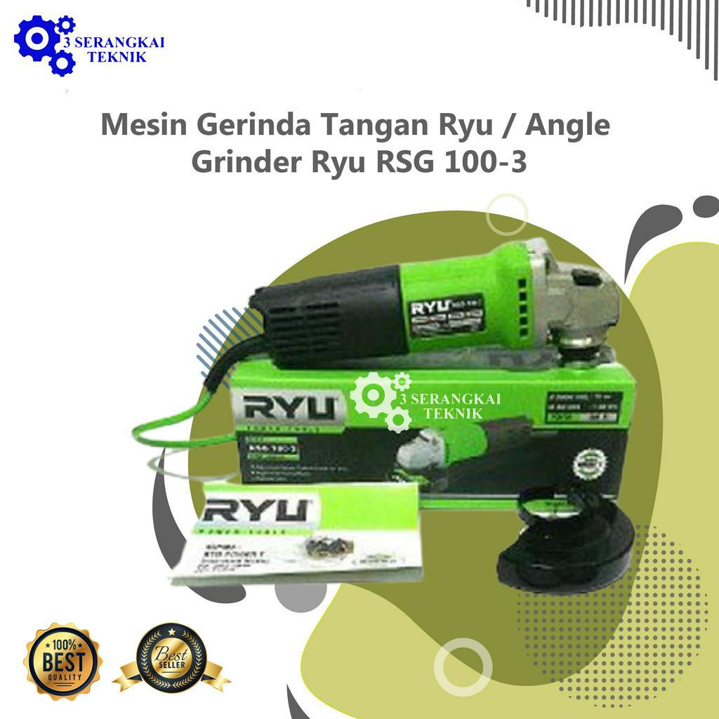 Mesin Gerinda Tangan Ryu / Angle Grinder Ryu RSG 100-3