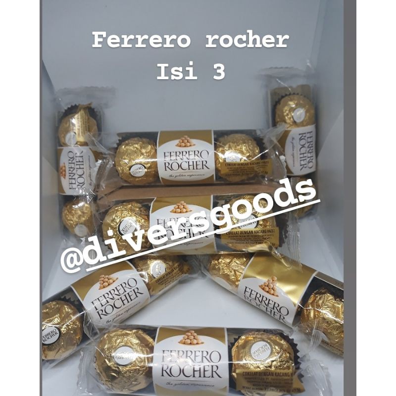 Coklat ferrero rocher best seller isi 3 / isi 5