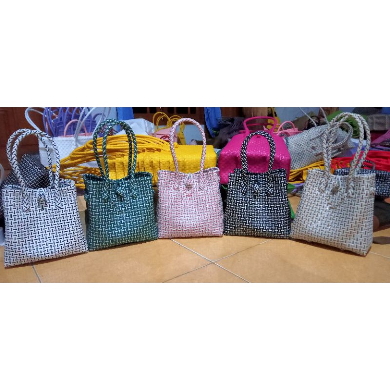 READY tas anyaman/totebag/tas plastik jali