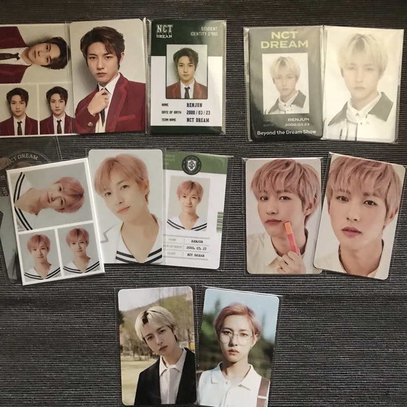 Renjun Photocard pc, 2020 2019 b2s kit set beyond live candylab dream a dream pb flipbook