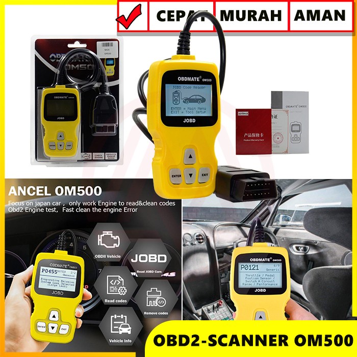 Obd Scanner Mobil Obd2 Scanner Obdii Scanner Om500 Jobd Obdmate Obdii