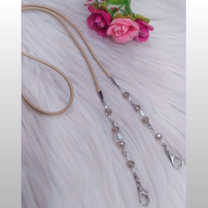 konektor masker 2 in 1 mutiara