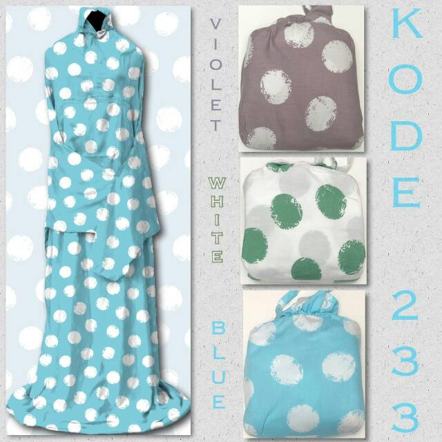 Mukena Hadramaut terusan