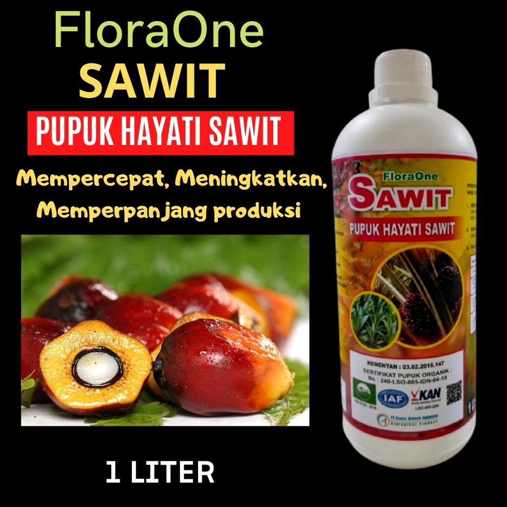 Floraone Sawit Pupuk Hayati Terbaik, Pupuk Untuk Akar Kelapa Sawit