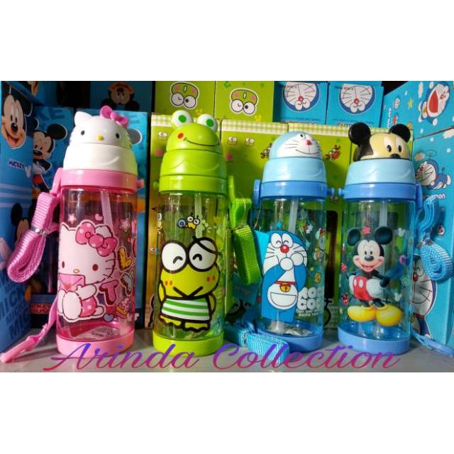 Botol Minum karakter kepala boneka