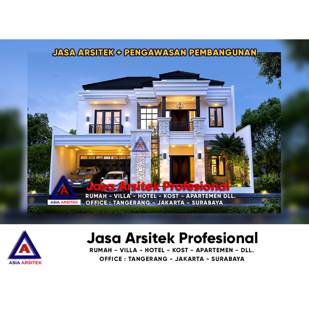 Jual Jasa Arsitek Desain Rumah Tropis Modern Mewah Bogor Jawa Barat Indonesia Shopee Indonesia